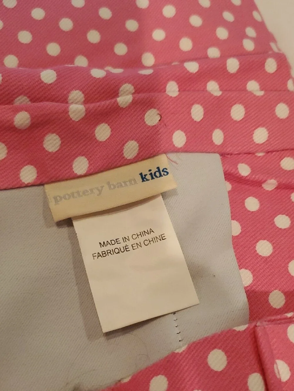Pottery Barn Kids Pink Polka Dot Blackout Curtains